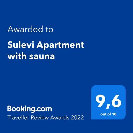 Apartamento Sulevi With Sauna And Terrace